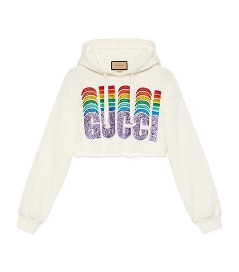 kid crop top hoodie gucci crop top|Gucci girls sweatshirt.